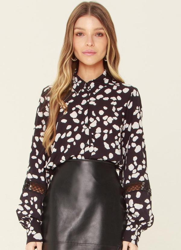 Gatabakana - Camisa Poa Preto