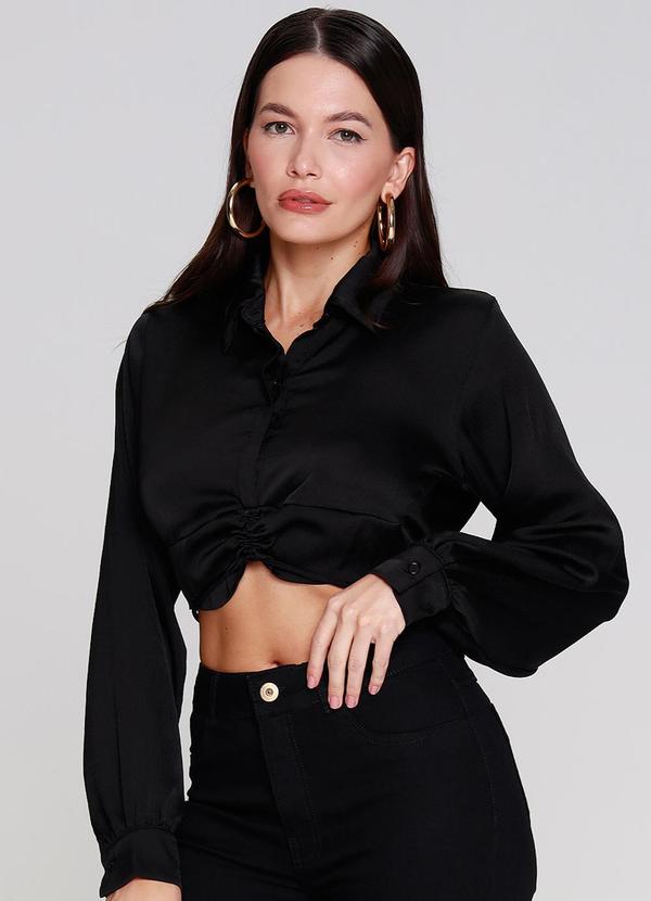 Gatabakana - Camisa Silk Preto