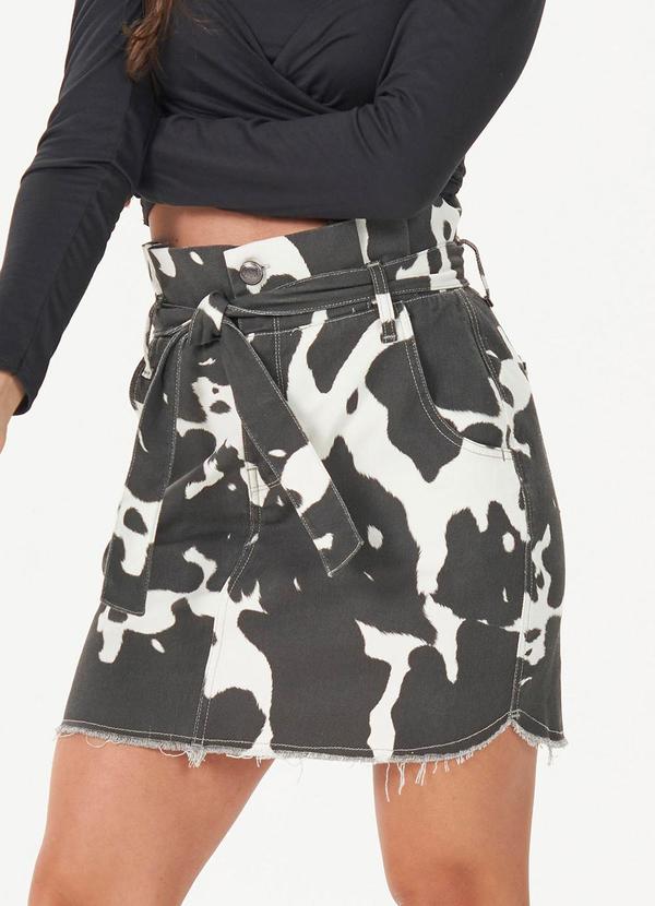 Gatabakana - Saia Clochard Fashion Preto