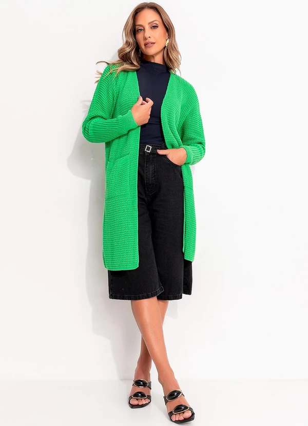 Quintess - Jorts Jeans Preto Estonado com Bolsos 7