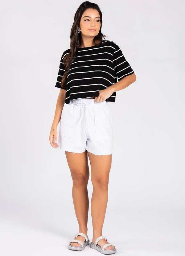 Meu Jeans - Short Moletinho Nick Branco 3