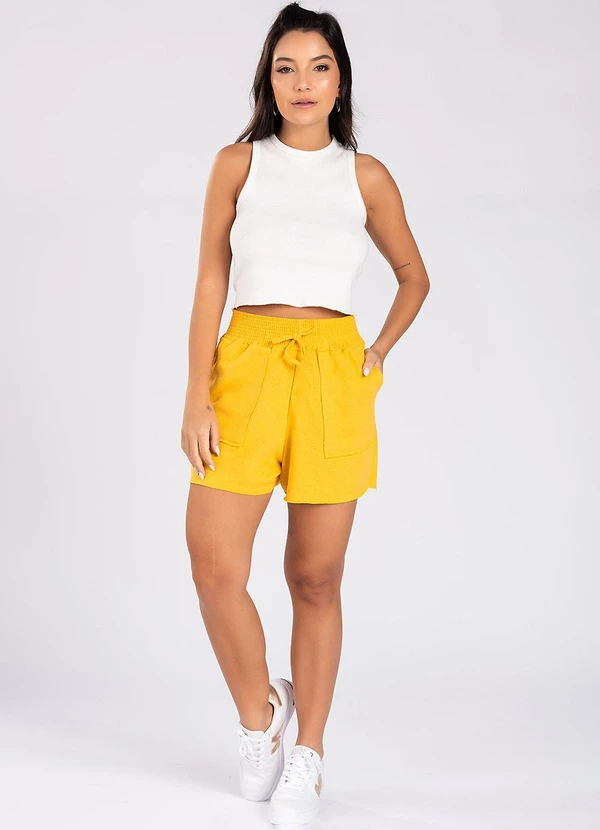 Meu Jeans - Short Moletinho Nick Mostarda 3