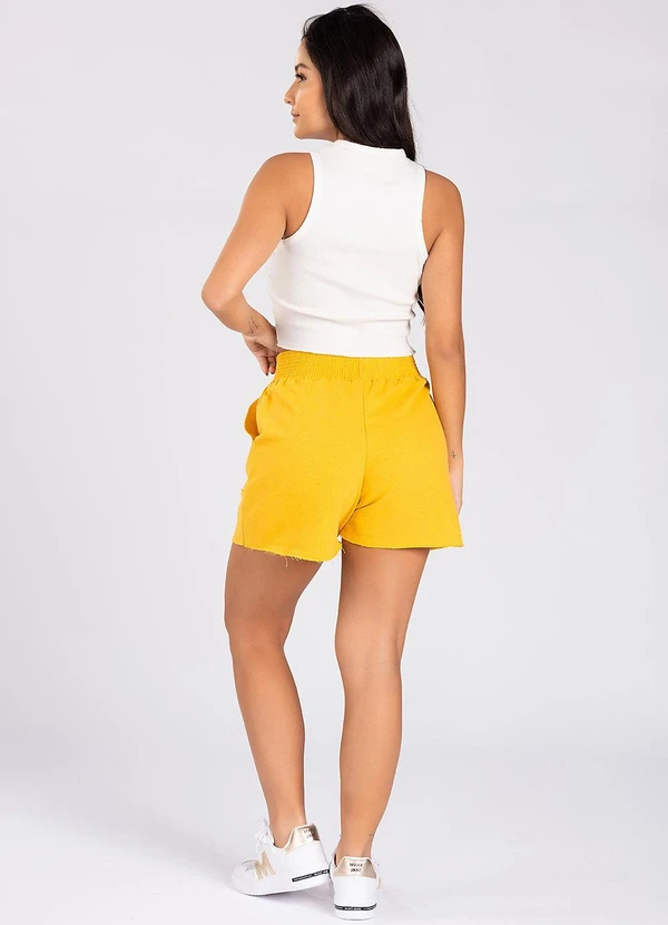 Meu Jeans - Short Moletinho Nick Mostarda 4