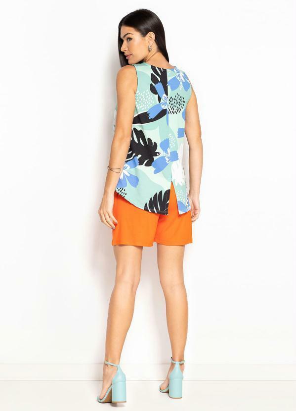 Outlet - Shorts com Babado Laranja 5