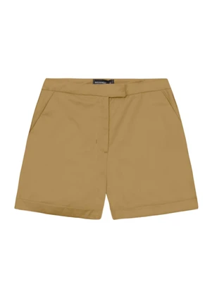 Essendi - Shorts Feminino em Alfaiataria Bege - ESSENDI