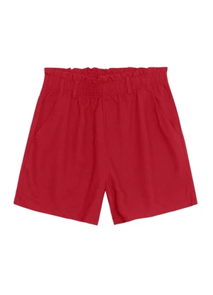 Essendi - Shorts Feminino em Viscose Bordô - ESSENDI