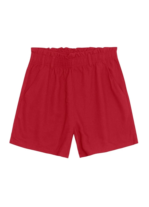 Essendi - Shorts Feminino em Viscose Bordô