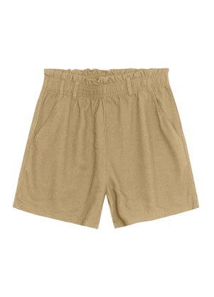 Essendi - Shorts Feminino em Viscose Marrom - ESSENDI
