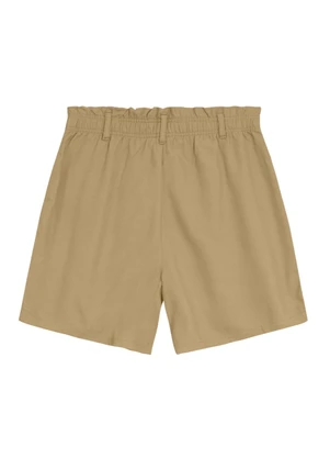 Essendi - Shorts Feminino em Viscose Marrom - ESSENDI