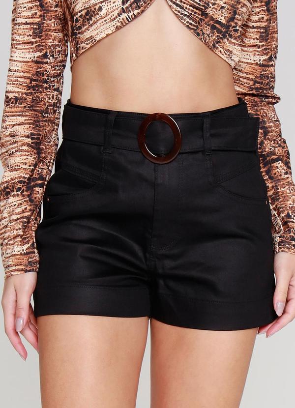 Outlet - Shorts Luxo Preto