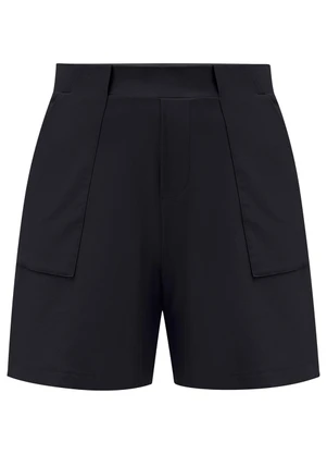 Lunender Mais Mulher - Shorts Plus Size com Bolsos Sobrepostos Preto - LUNENDER MAIS MULHER