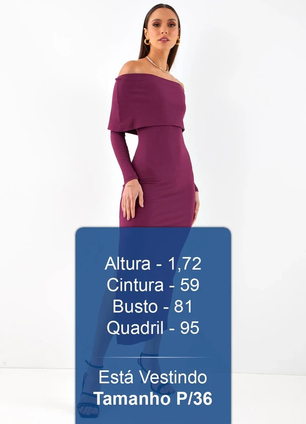 Colcci - Vestido Canelado Roxo 5