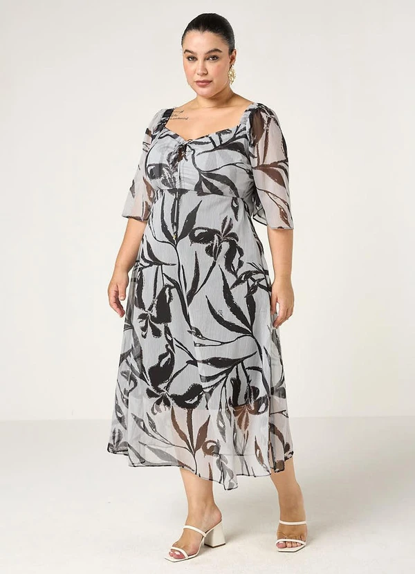 Elegance - Vestido Diamond Túnel no Busto Summer Resort