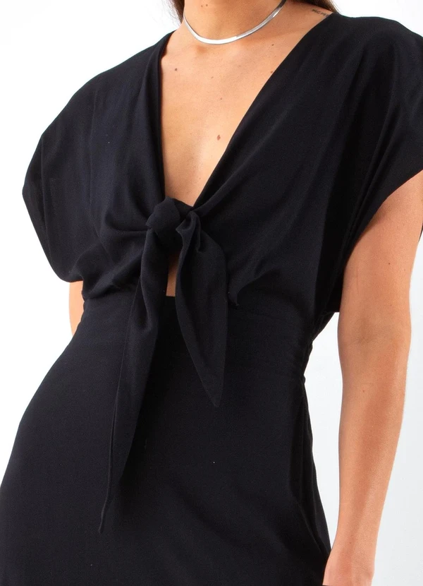 Colcci - Vestido em Viscose Preto 4