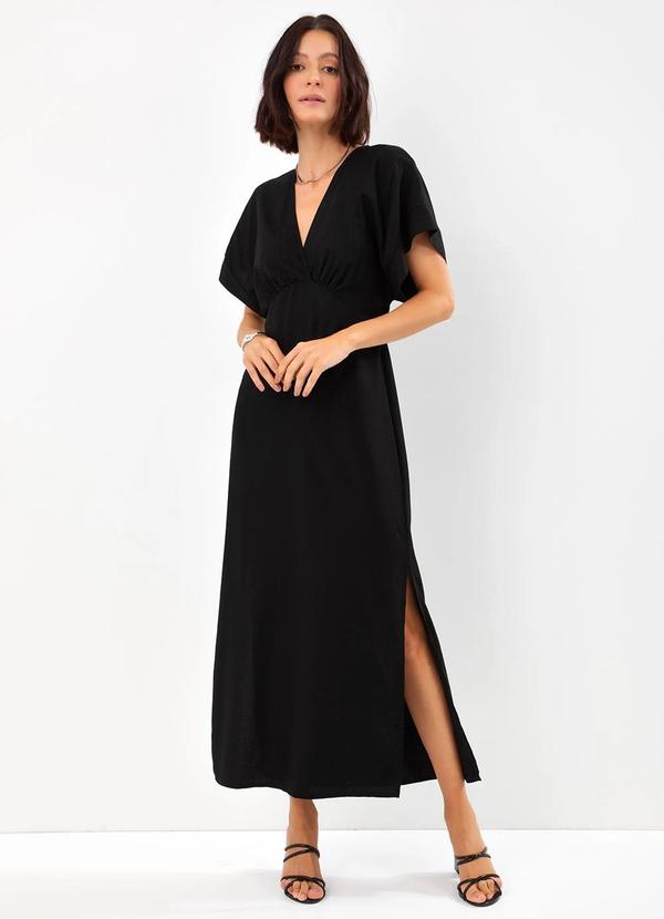 Colcci - Vestido em Viscose Preto