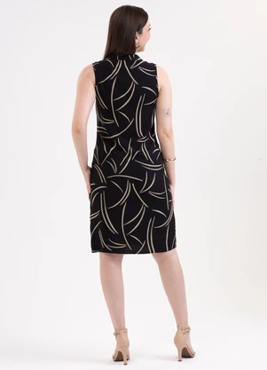 Habana - Vestido em Viscose Preto - HABANA
