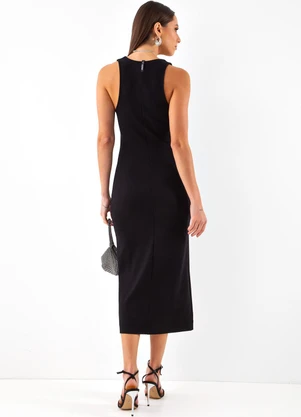 Colcci - Vestido Estampado Preto - COLCCI