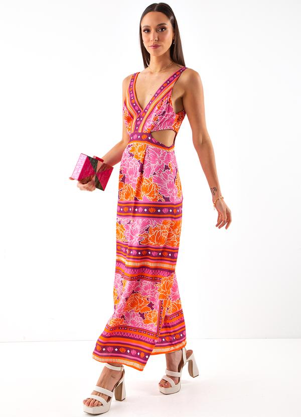 Colcci - Vestido Estampado Rosa