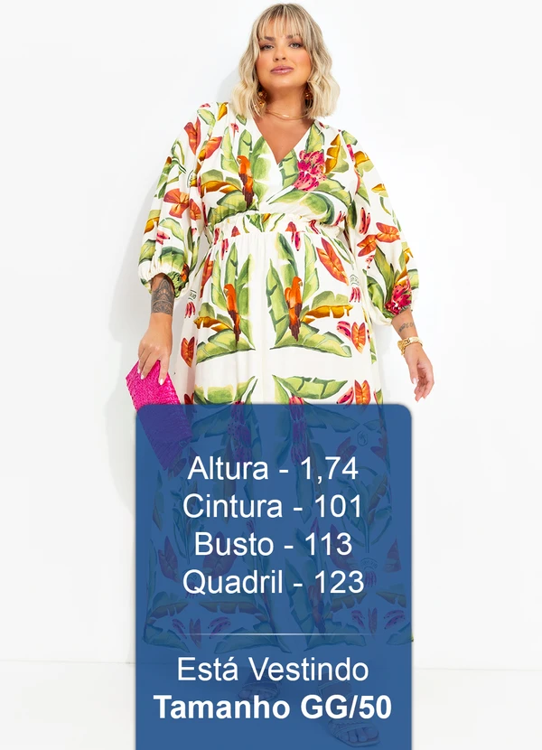 Farm - Vestido Lenço Folhagem de Verão Verde 10