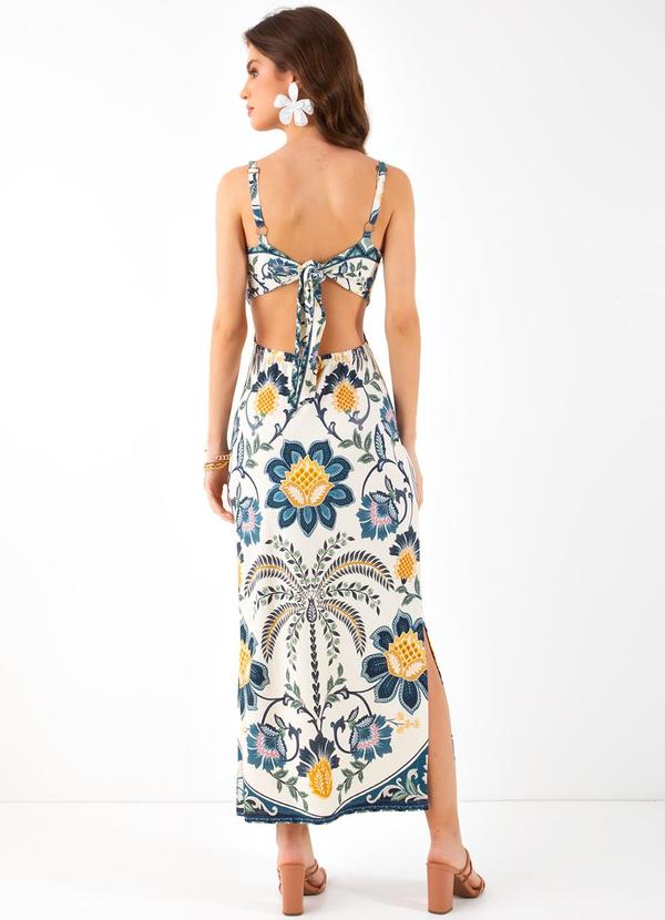 Farm - Vestido Midi Romance de Tucano Azul 2