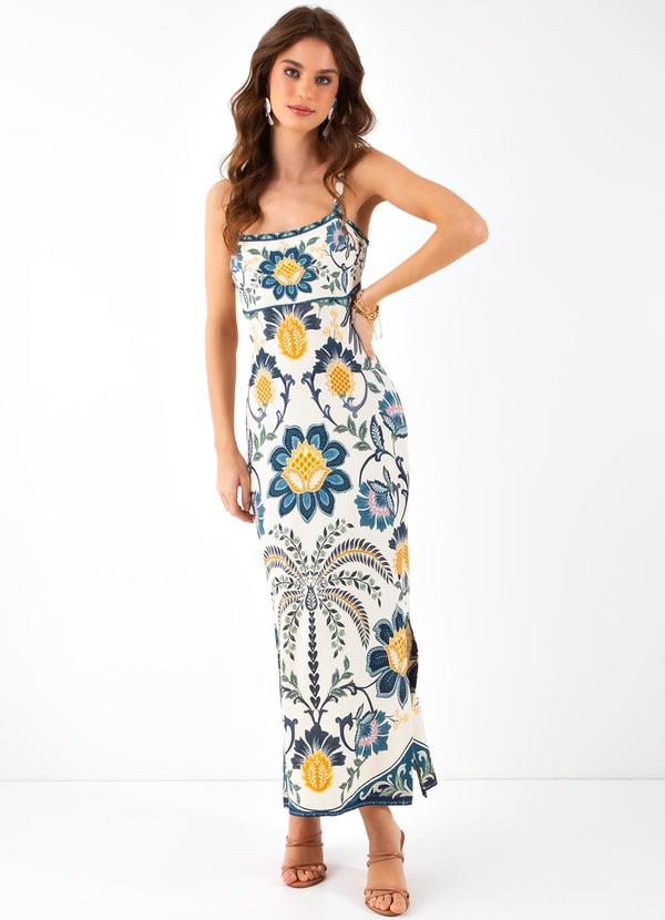 Farm - Vestido Midi Romance de Tucano Azul 3