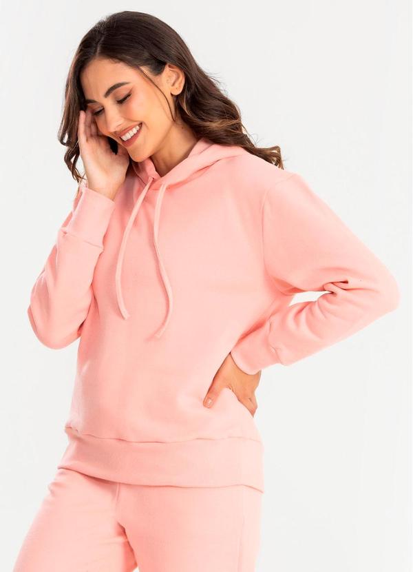 Meu Jeans - Blusa Moletom Oversized Kally Blush