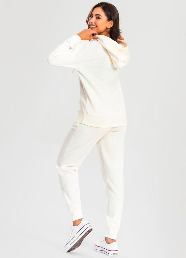 Meu Jeans - Blusa Moletom Oversized Kally Off White 4