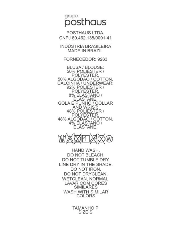 Quintess - Body Preto em Moletom Peluciado 8