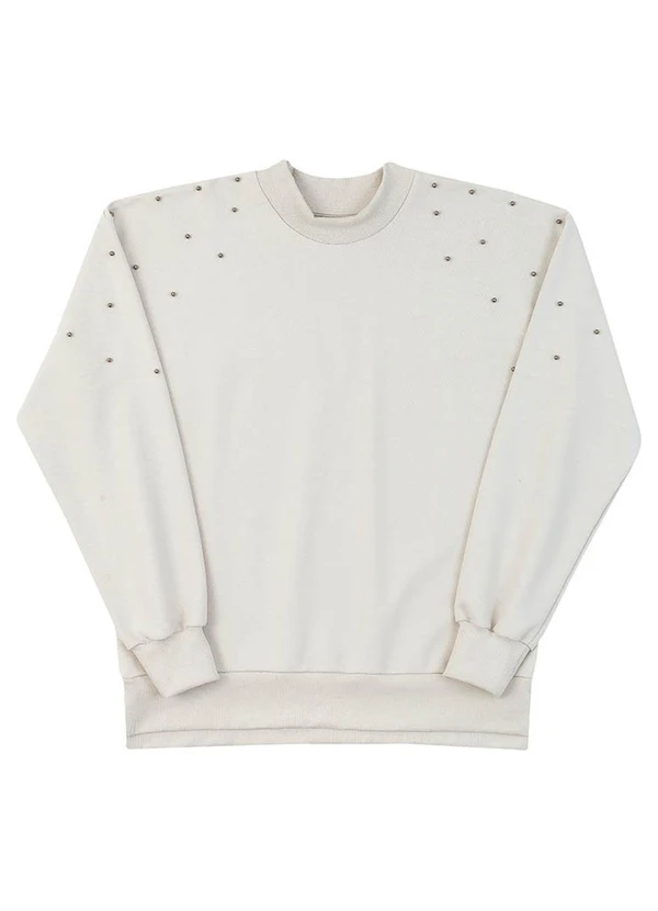 Soft Bonni - Blusão Adulto em Moletinho Branco 3