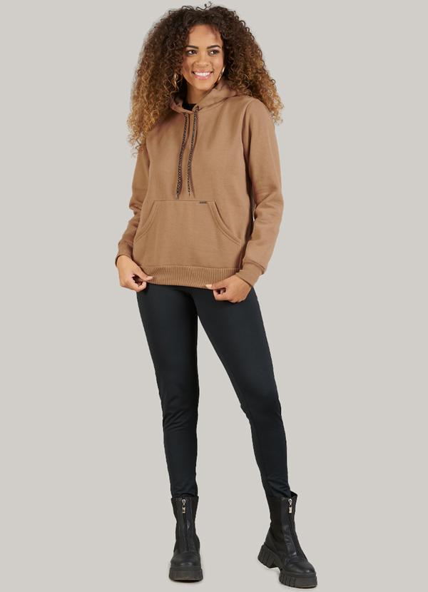 Soft Bonni - Blusão Adulto Feminino em Moletom Bege 2