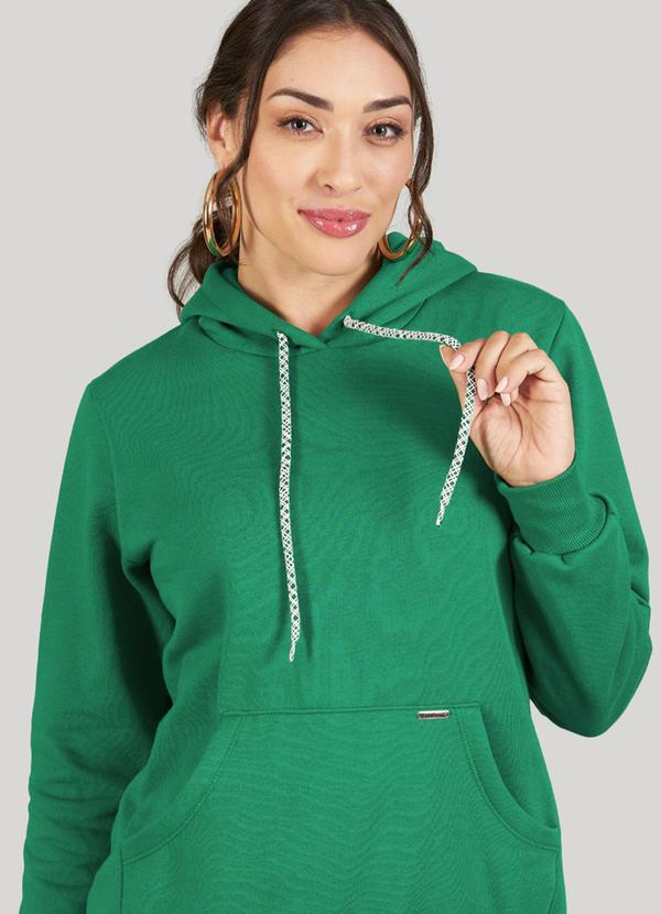 Soft Bonni - Blusão Adulto Feminino em Moletom Verde 2