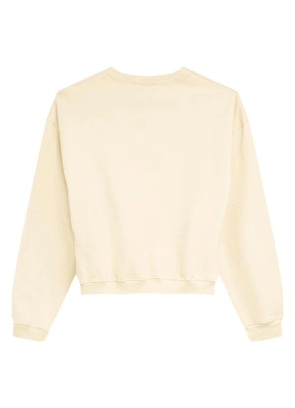 Malwee - Blusão Amplo Mickey Mouse® em Moletom Off White 4