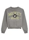 Malwee - Blusão Amplo Mickey Mouse® em Moletom Off White - variação: Taupe