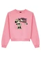Malwee - Blusão Amplo Mickey Mouse® em Moletom Off White - variação: Rosa