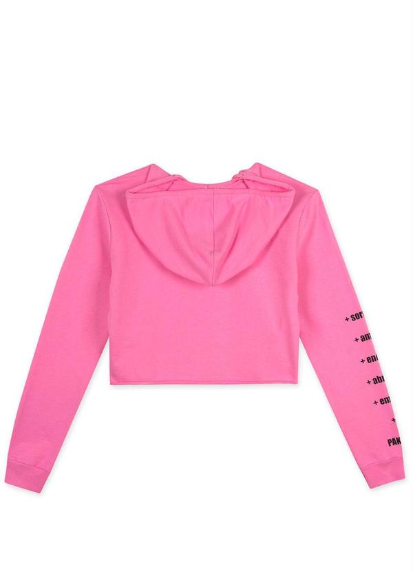 Pakalolo - Blusão com Capuz Moletom Feminino Rosa 4