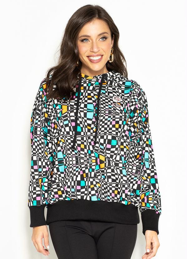 Colcci - Blusão de Moletom com Capuz Estampado 1