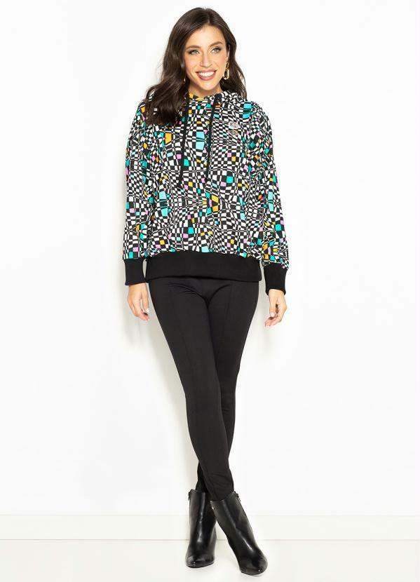 Colcci - Blusão de Moletom com Capuz Estampado 3