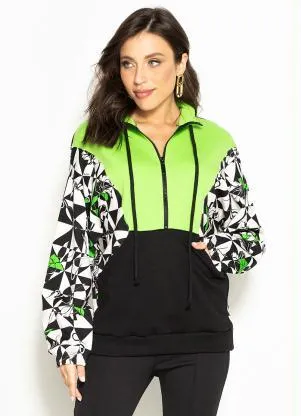 Colcci - Blusão de Moletom Estampado - COLCCI