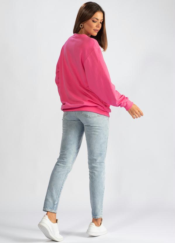 Colcci - Blusão de Moletom Rosa 4