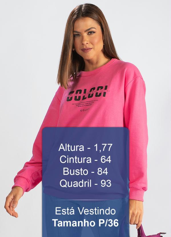 Colcci - Blusão de Moletom Rosa 5