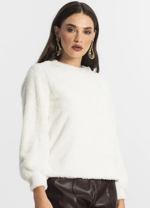 Endless - Blusão de Pelo Carneiro Feminino Bege - ENDLESS