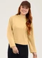 Cativa You - Blusão em Canelado Aveludado  Amarelo  - variação: Amarelo