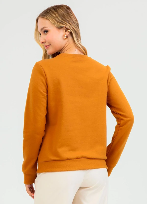 Cativa - Blusão em Moletom Amarelo 2