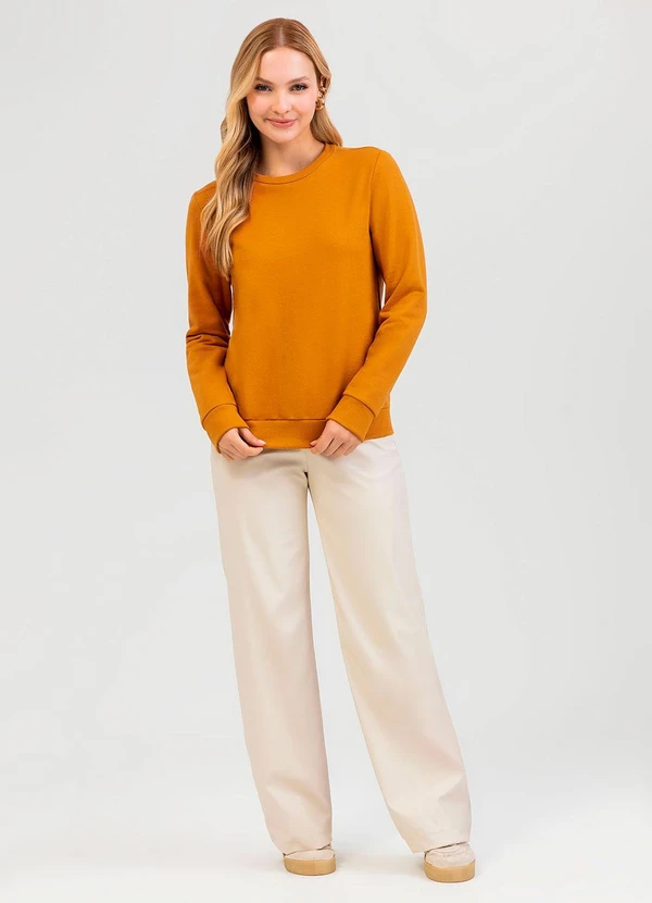 Cativa - Blusão em Moletom Amarelo 3