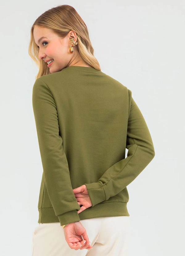 Cativa - Blusão em Moletom Verde 2