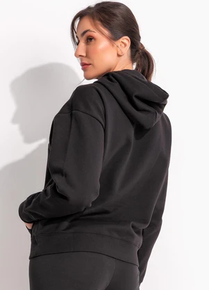Puma - Blusão Ess  Logo Crew Preto - PUMA