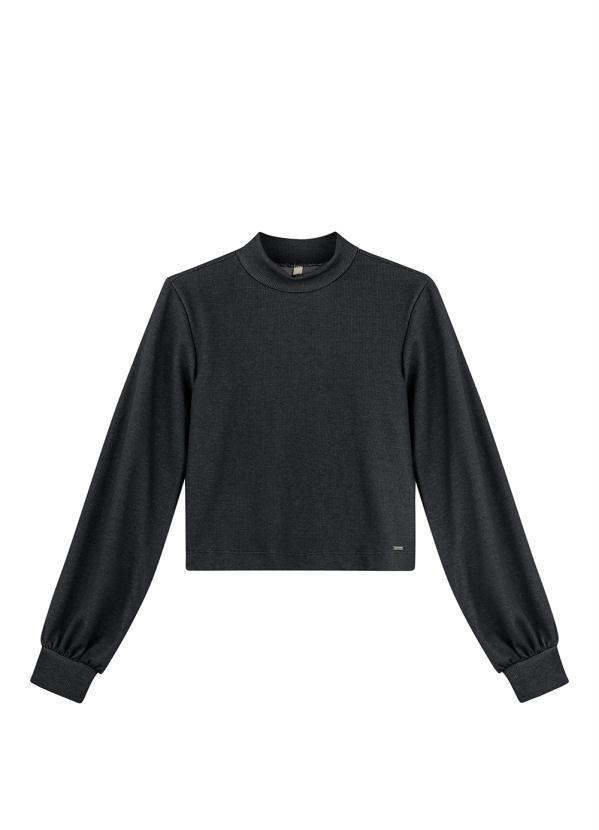 Marialícia - Blusão Feminino Adulto Preto