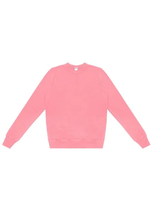 Rovitex - Blusão Feminino Básico de Moletom Rosa - ROVITEX