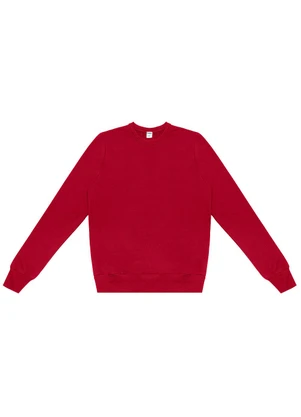 Rovitex - Blusão Feminino Básico de Moletom Vermelho - ROVITEX