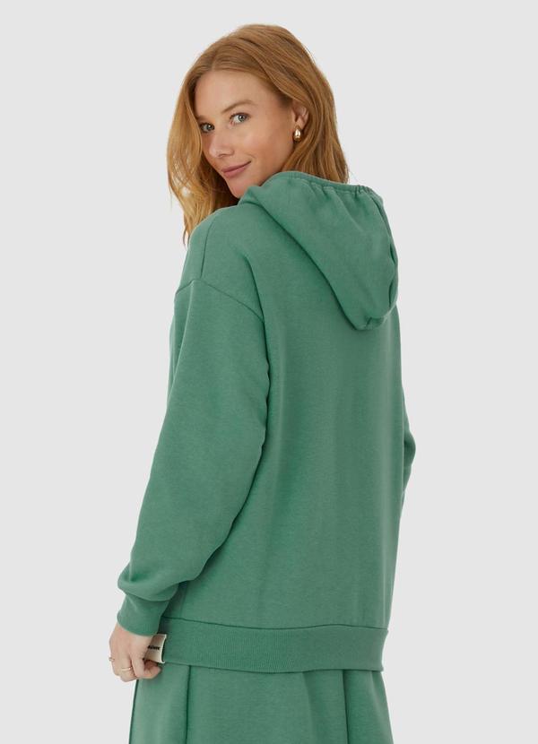Malwee - Blusão Feminino em Moletom Comfy Verde 2